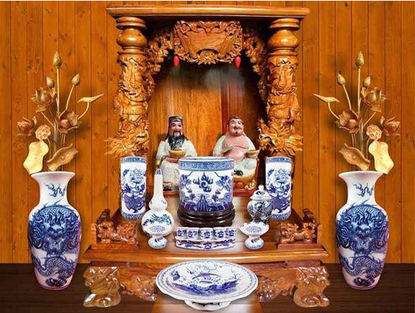 ban thờ thần tài, ban thờ ông địa đẹp giá rẻ