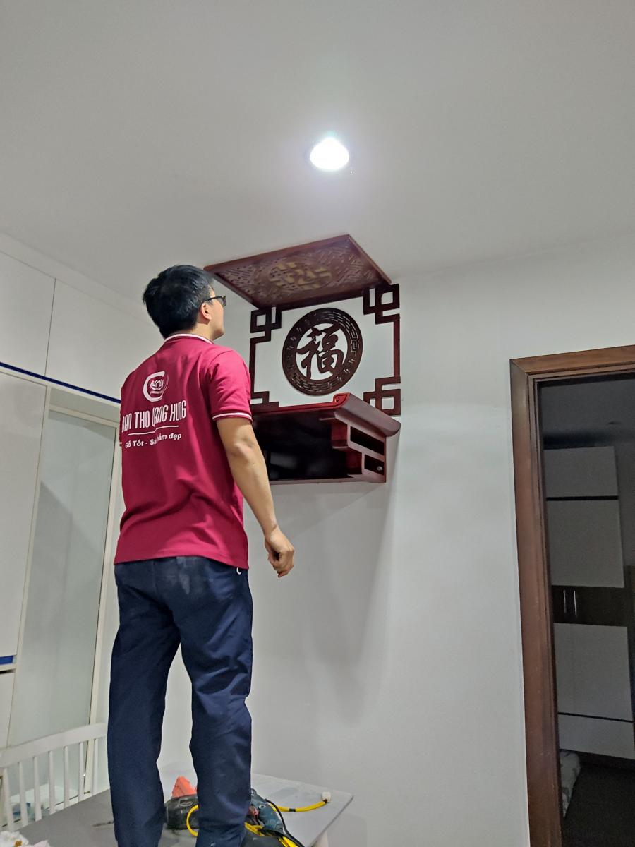 bàn thờ treo tường chung cư hiện đại giá rẻ