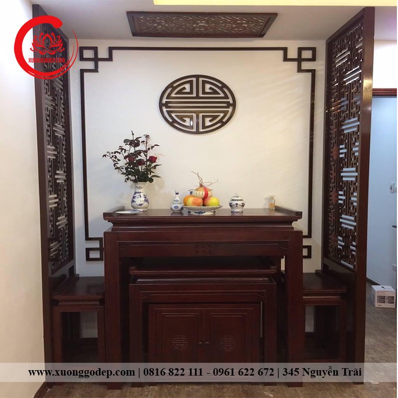 phòng thờ vip, thiết kế phòng thờ theo yêu cầu, phòng thờ đẹp giá xưởng