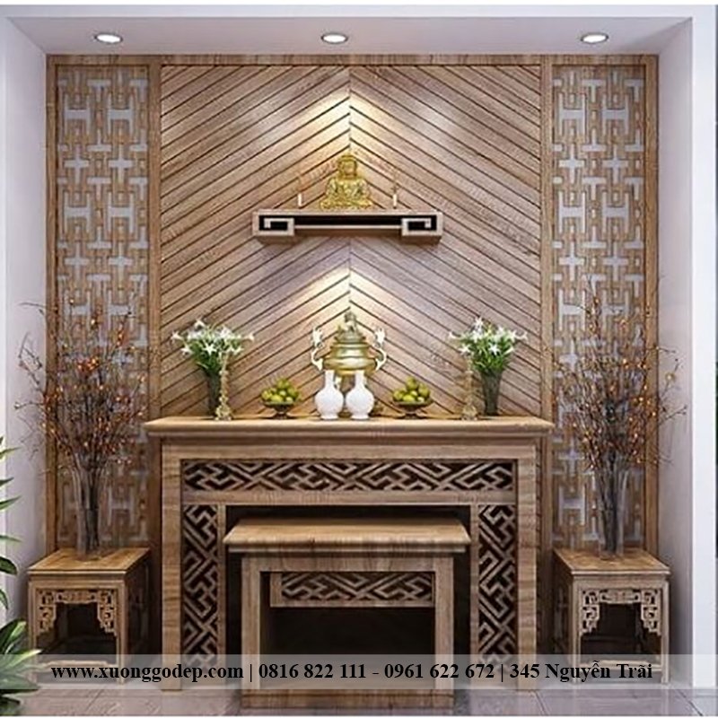 phòng thờ vip, thiết kế phòng thờ theo yêu cầu, phòng thờ đẹp giá xưởng