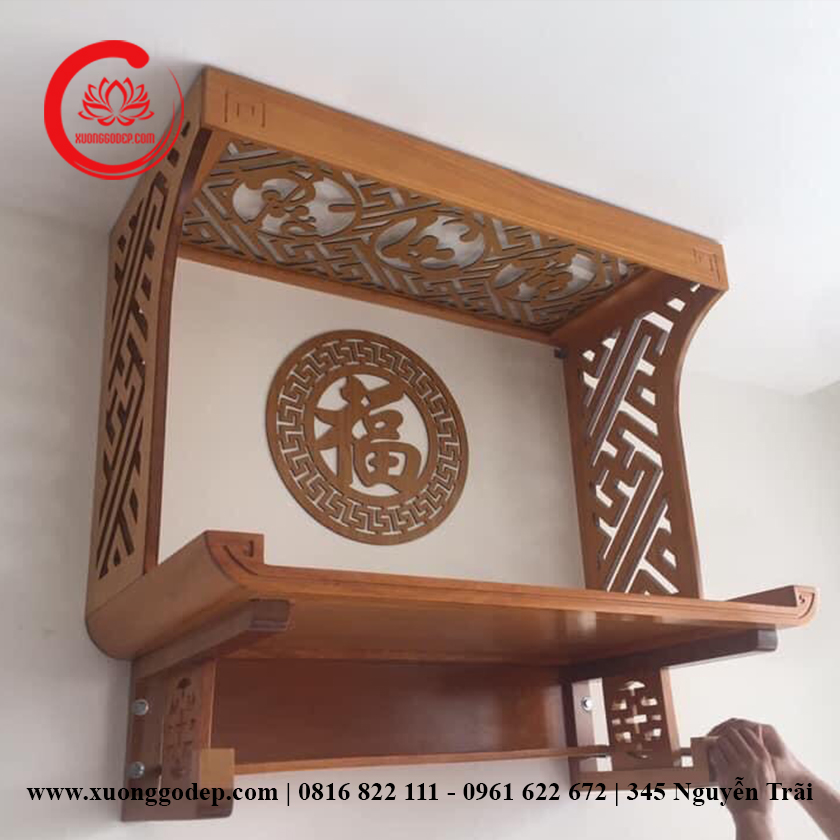 Ban treo kết hợp vách cong hiện đại TT020