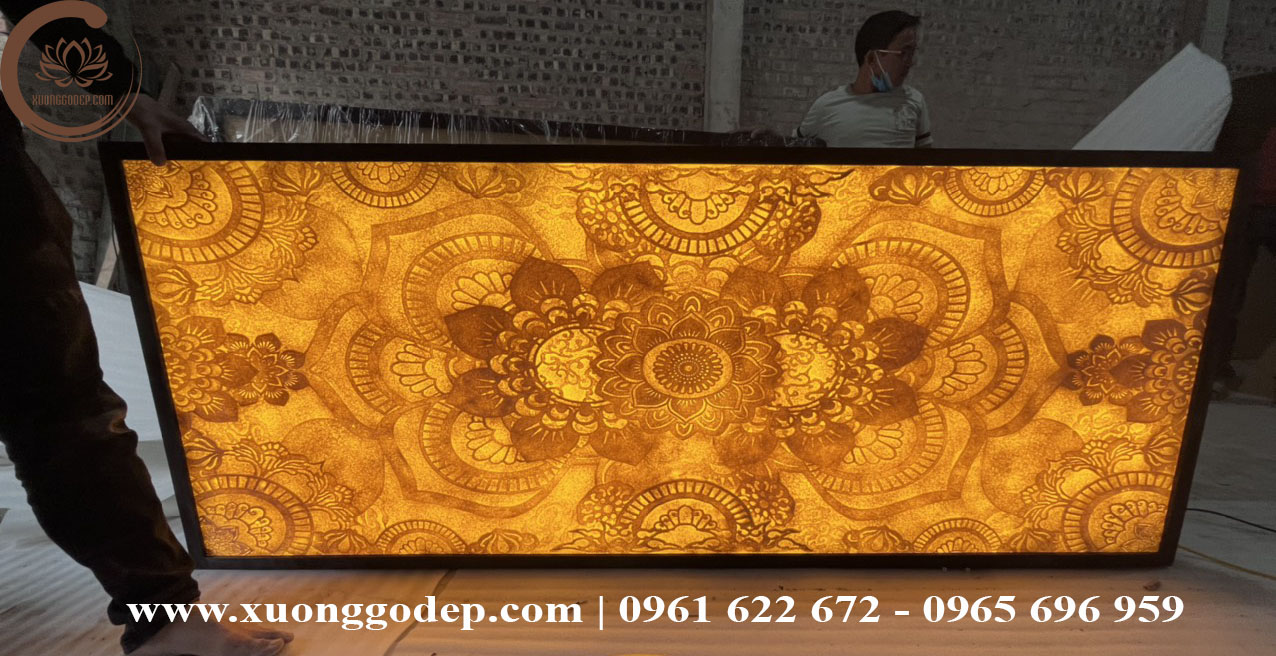 TRANH TRÚC CHỈ MANDALA  TTC - 56
