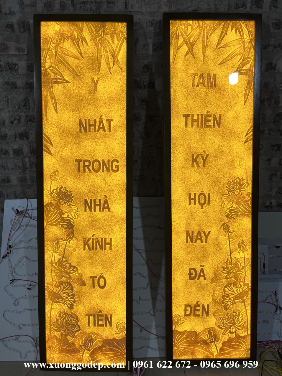 CẶP CÂU ĐỐI TRANH TRÚC CHỈ TTC - 67