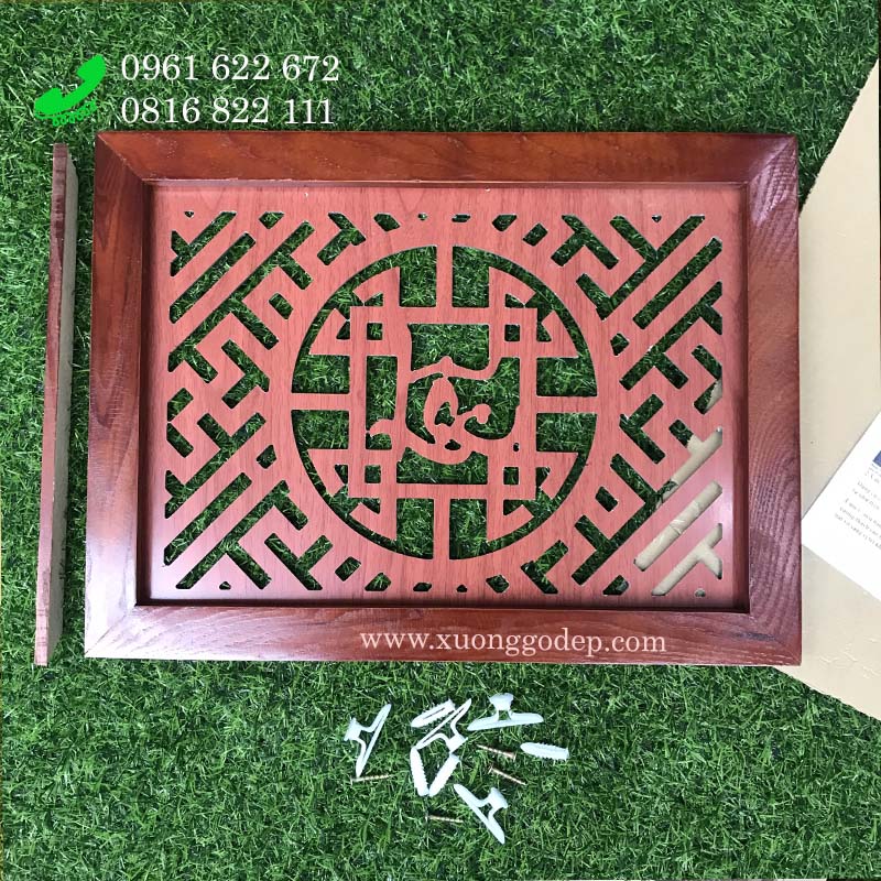 Tấm ám khói 30x41cm nâu cánh gián