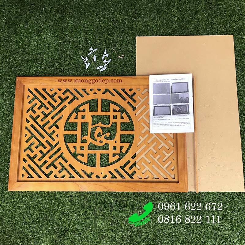 Tấm chống ám khói 41x61cm màu Vàng Mít 